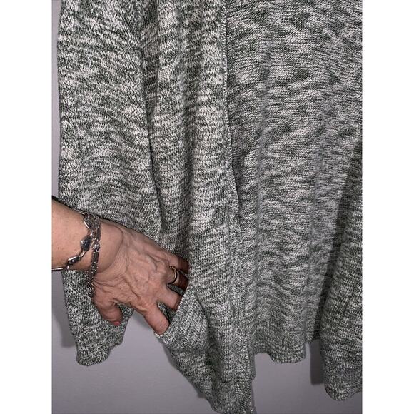 Modcloth Sweater Women Lg Boho Grandpa Cardigan Open Front Knit Duster Swacket - Picture 2 of 12